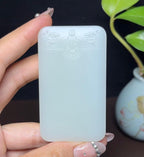 和田羊脂玉平安无事牌（77.1g）