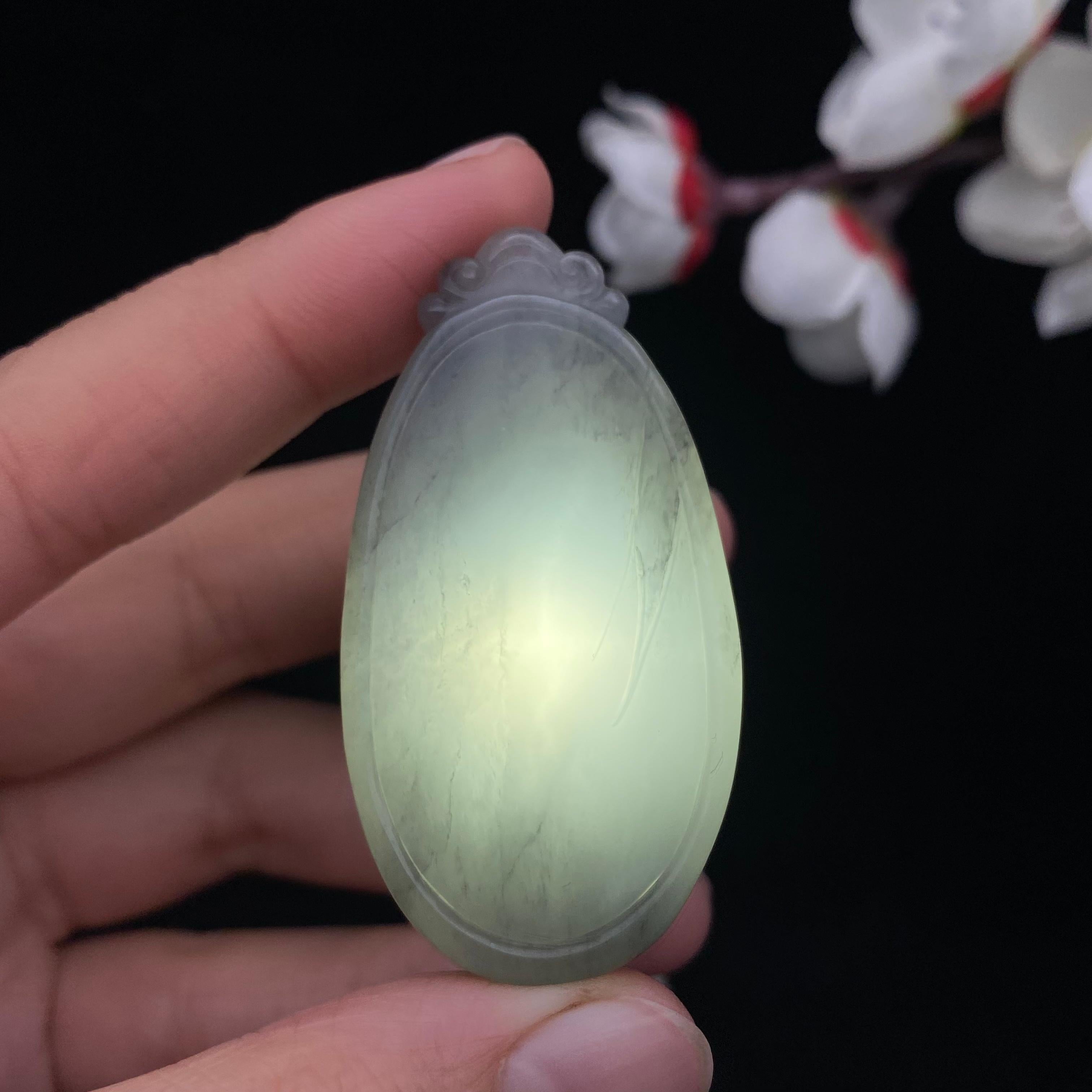 和田玉青花籽料【平安无事牌】（25.4g）