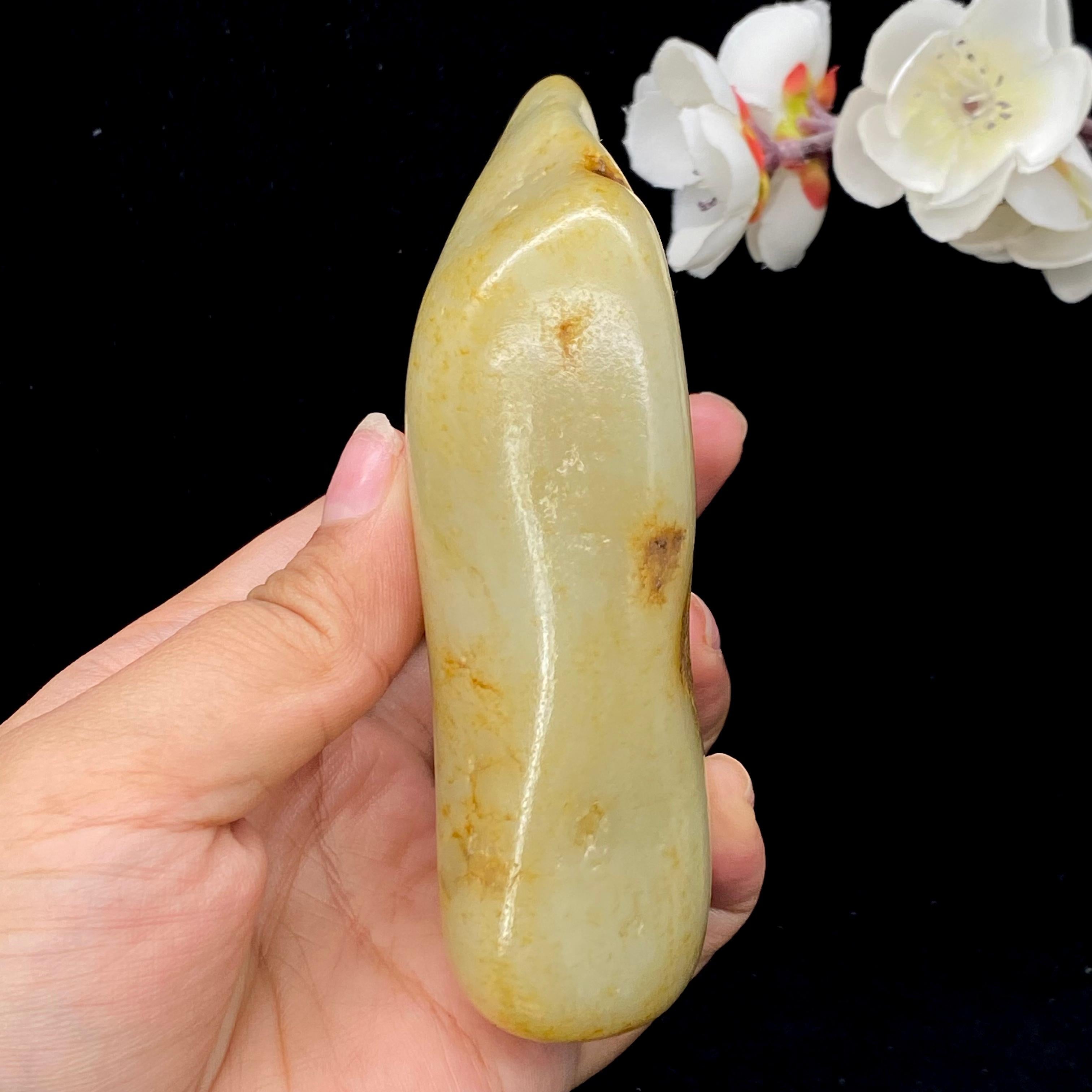 和田玉满洒金皮籽料（407.3g）
