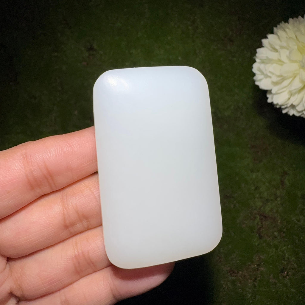和田玉白玉平安无事牌（70.8g）