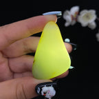和田玉聚黄皮带翠籽料（35.8g）