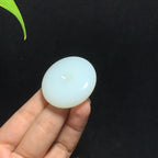 和田山料羊脂白玉平安扣挂件（36.7g）