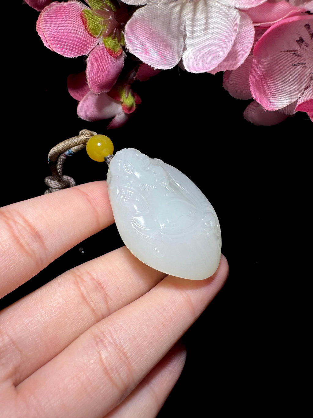 和田籽料白玉财神（38.0g）