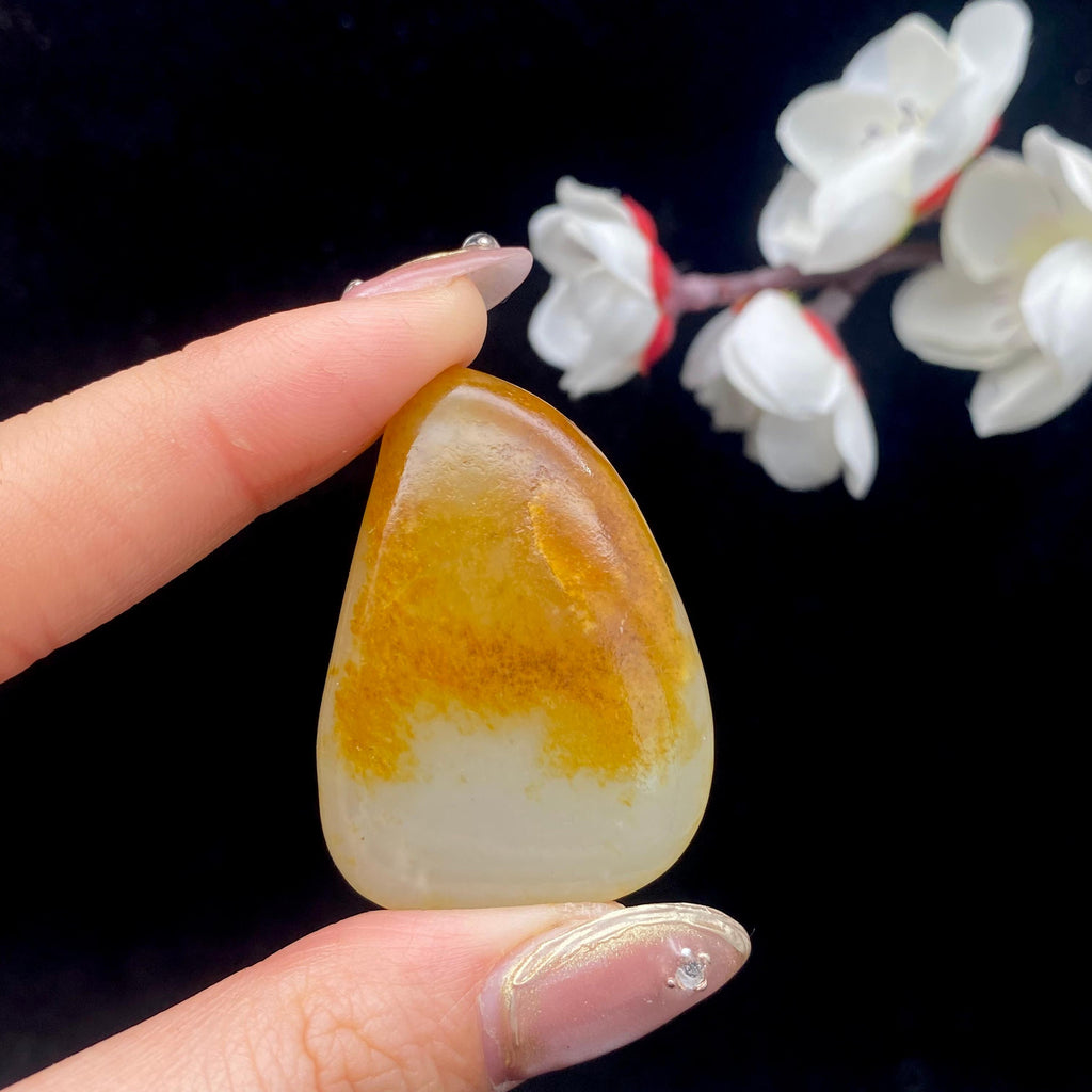 和田玉聚黄皮籽料原石（23.8g）