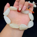 和田玉白玉籽料【精品手串】（64.7g）