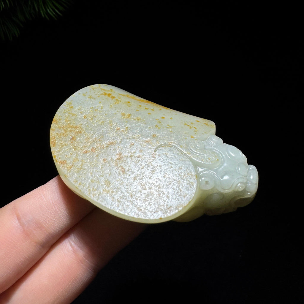 和田玉籽料满皮龙龟（75.5g）