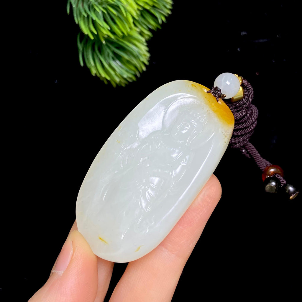 和田玉籽料观音（51.0g）