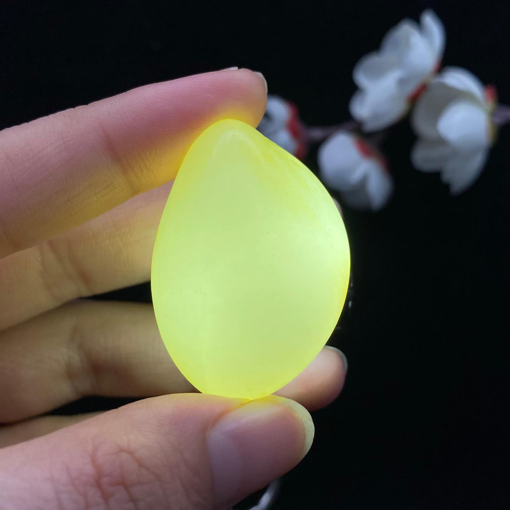 和田玉黄皮籽料挂件（28g）