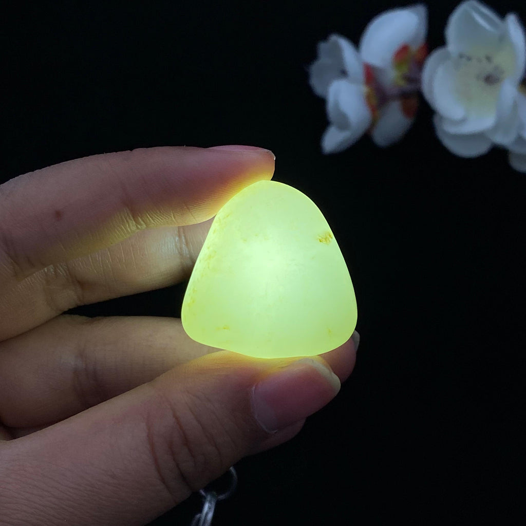 和田玉洒金皮籽料挂件（20g）