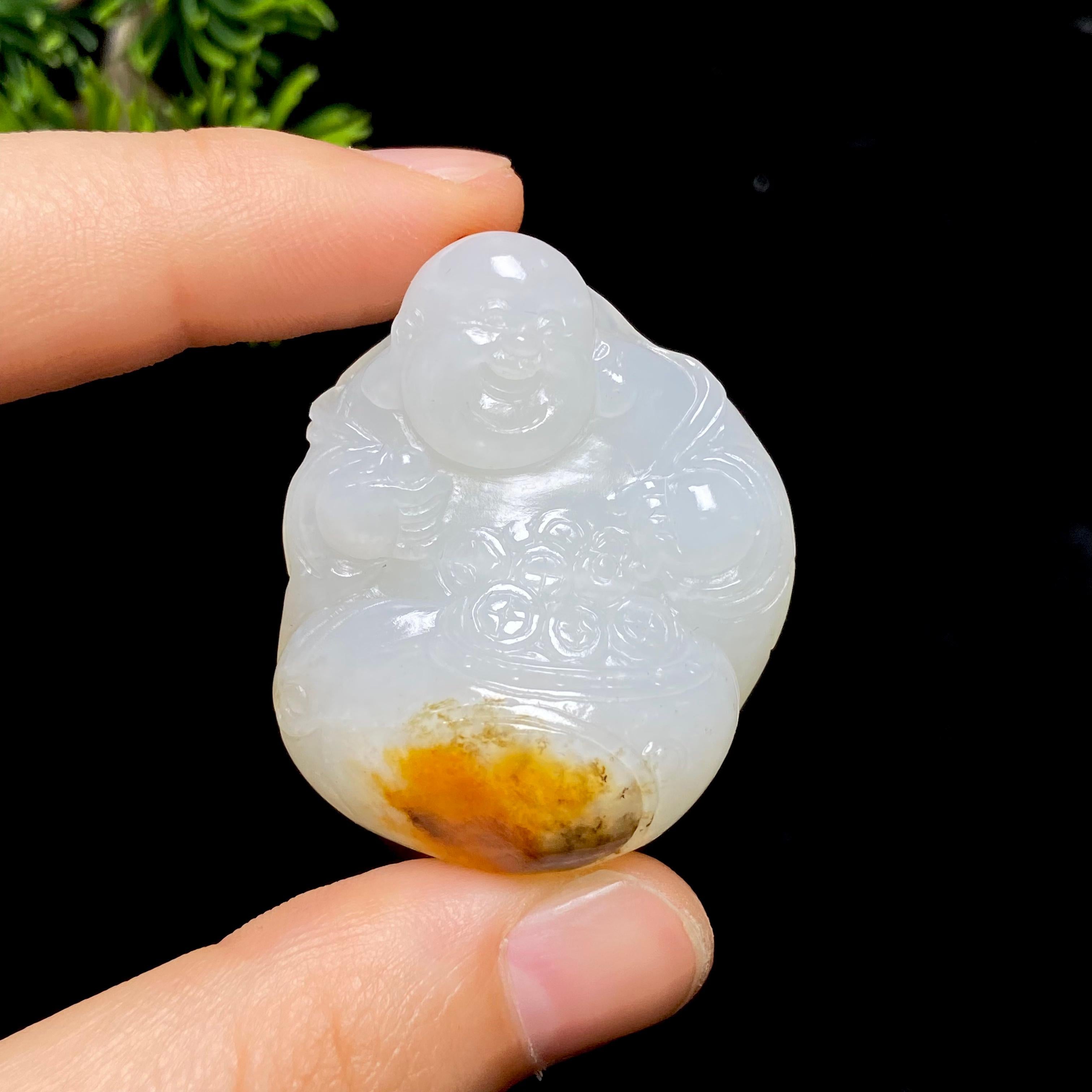 和田玉籽料佛公（31.2g）