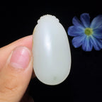 和田玉籽料平安无事牌（28.0g）
