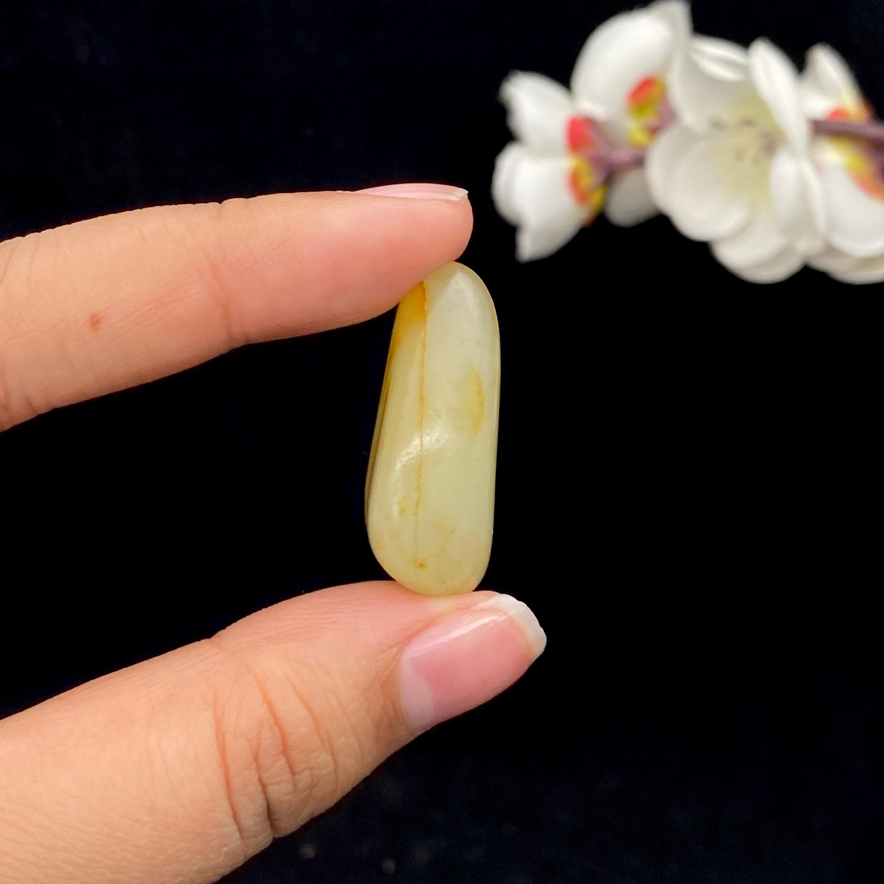 和田玉洒金皮籽料吊坠籽（9.6g）