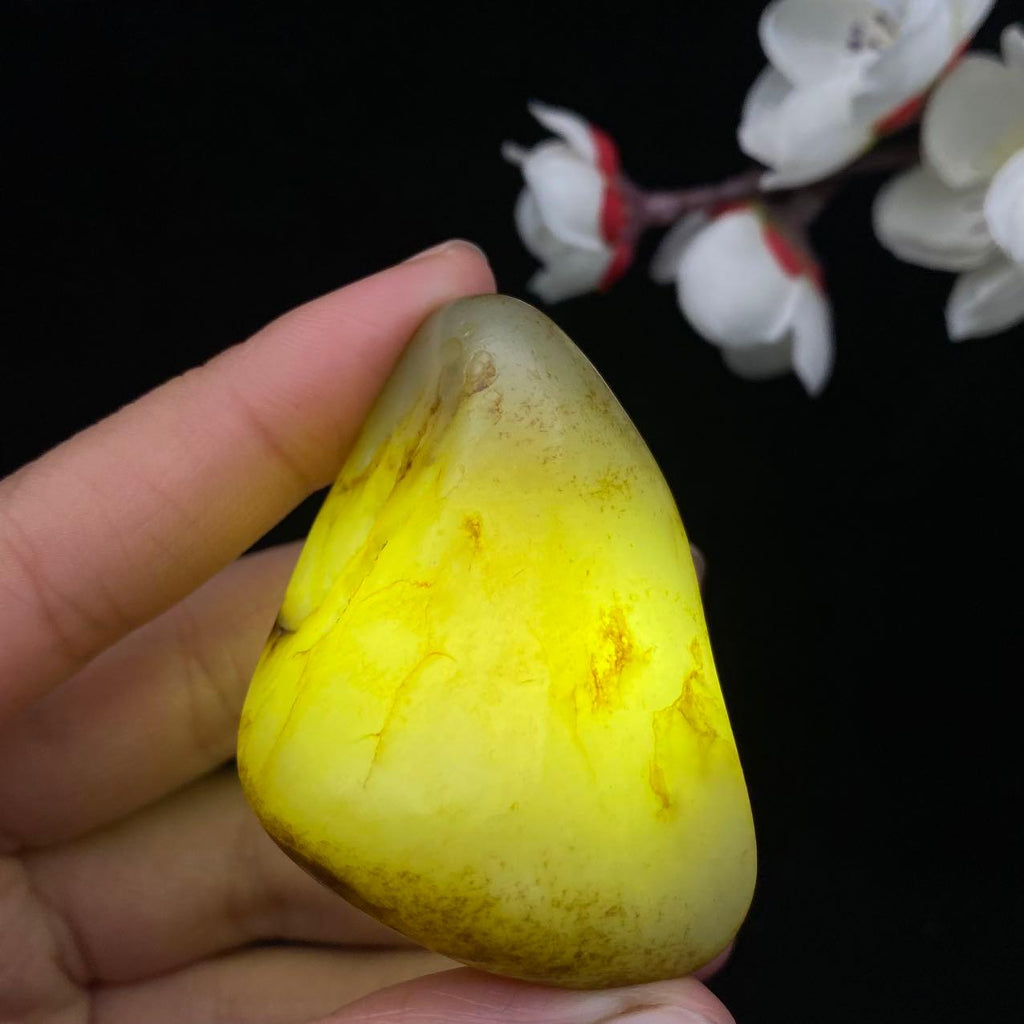 【超值推荐】和田玉秋梨皮籽料挂件（47.5g）