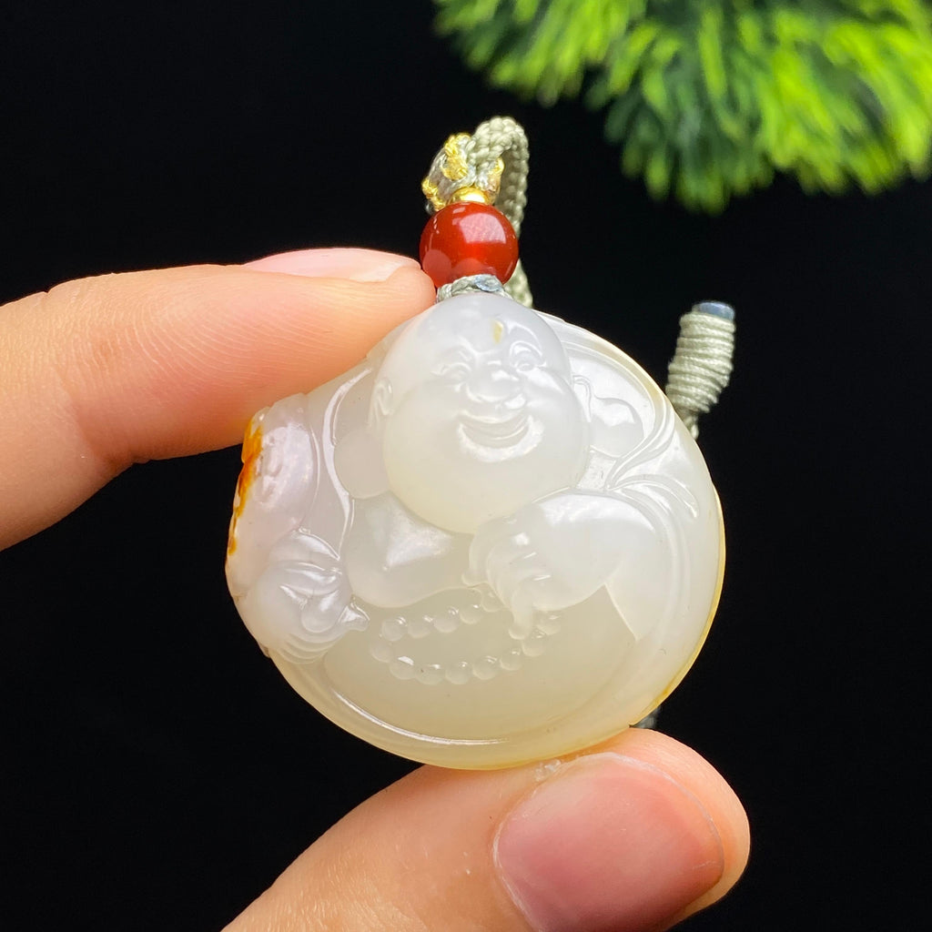 和田玉籽料佛公（19.7g）