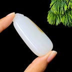 和田玉糖白无事牌（38.8g）