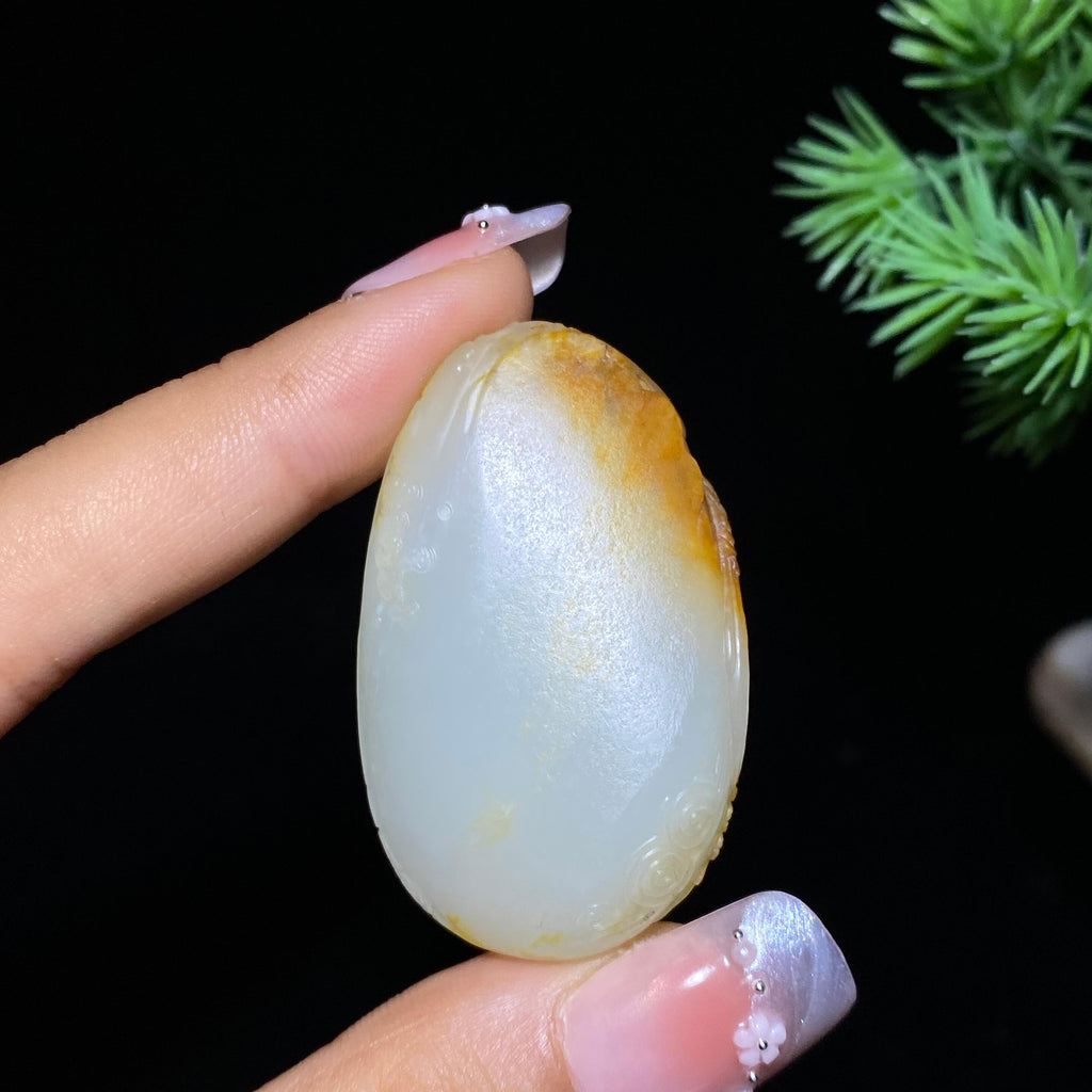 和田玉籽料喜事连连（26.8g）