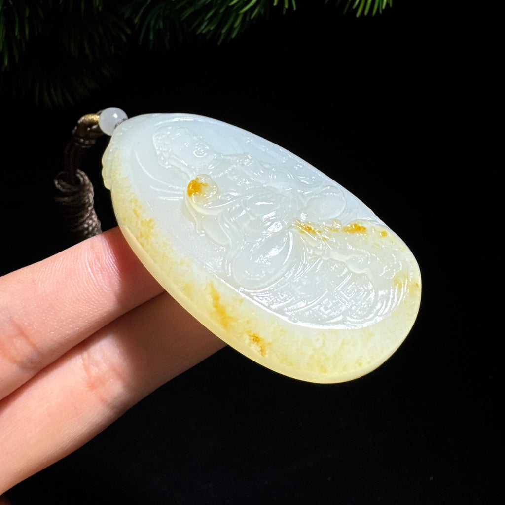 和田玉籽料观音（62.0g）