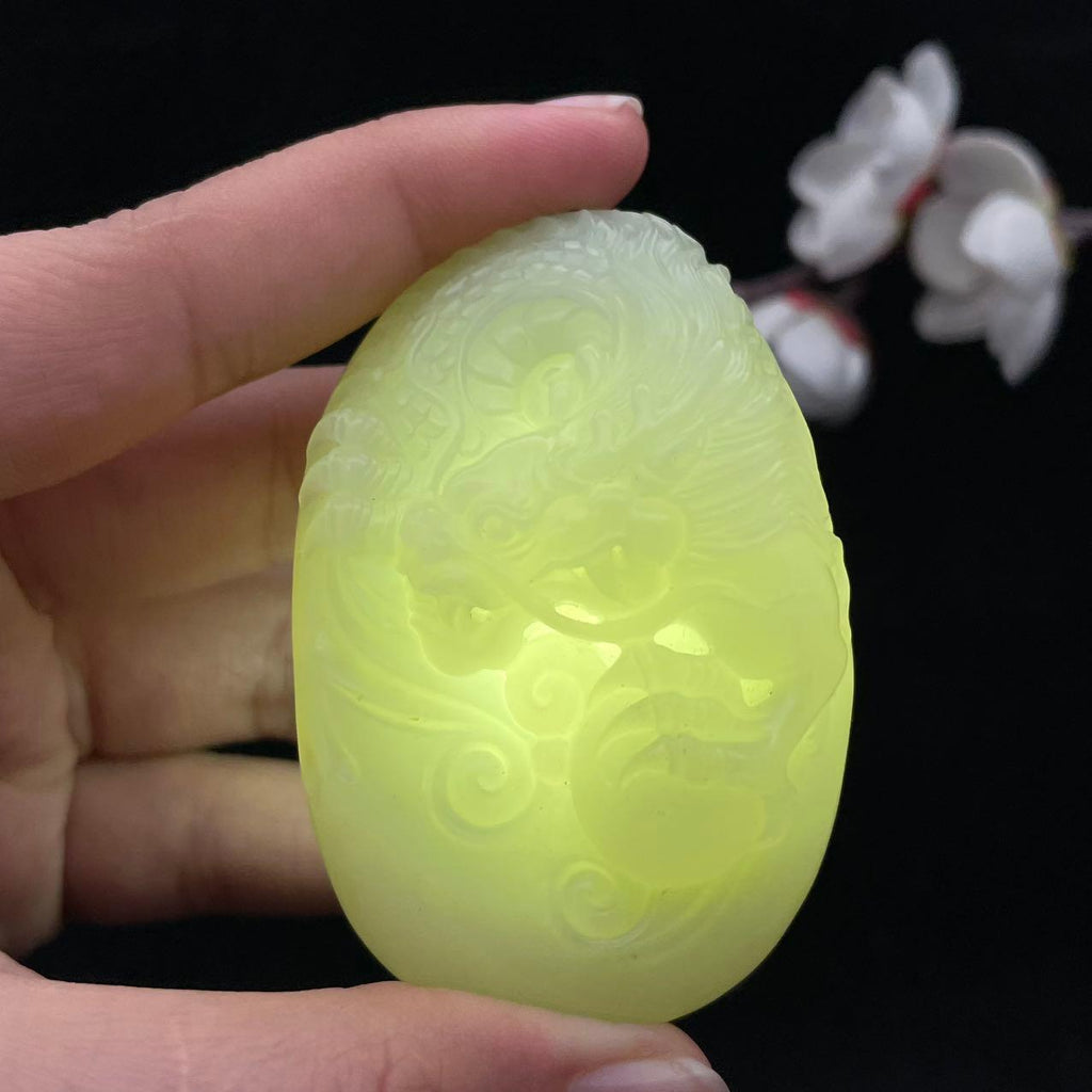 和田玉籽料【龙挂件】（99.1g）