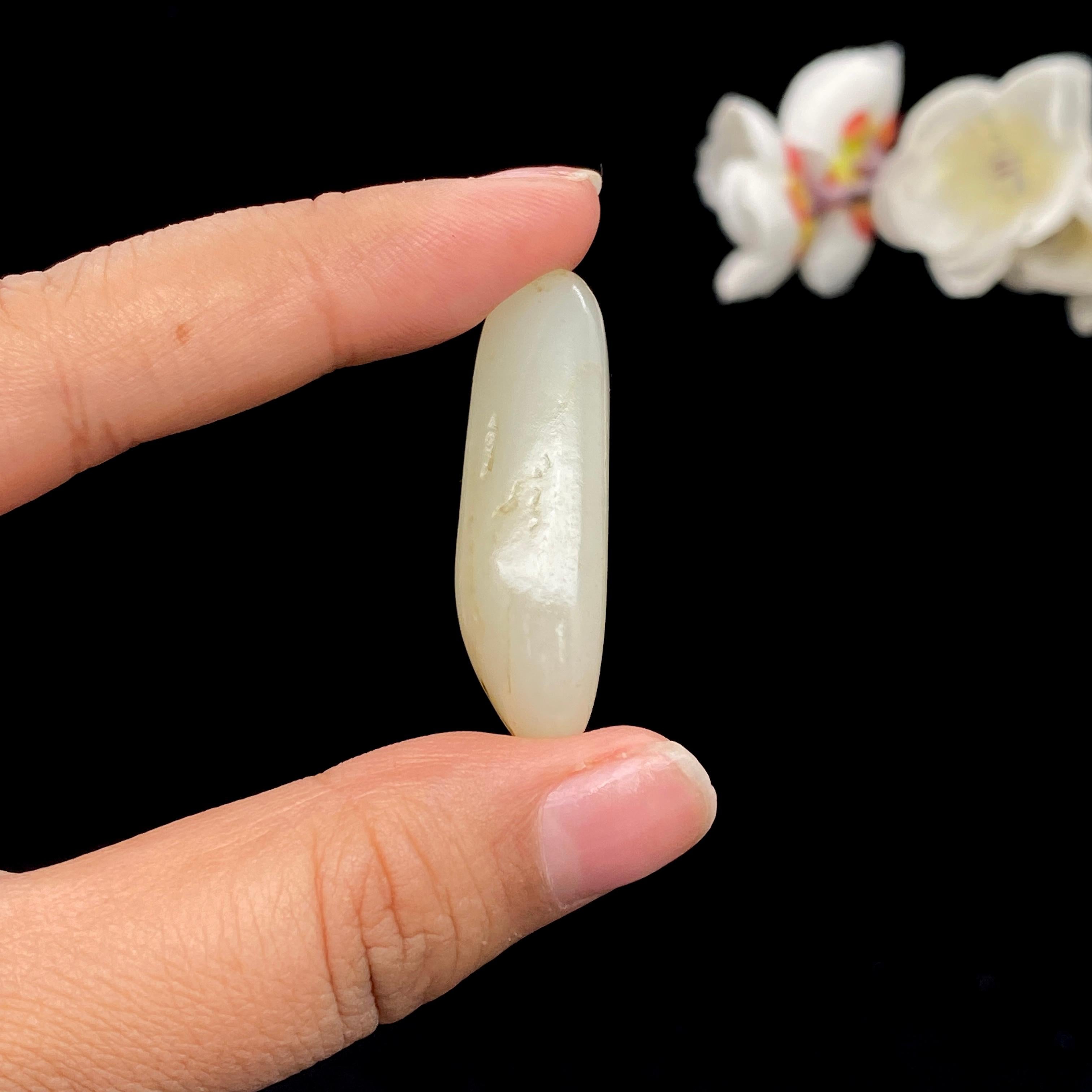 和田玉洒金皮籽料吊坠籽（14.9g）