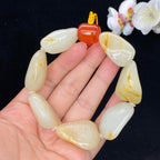 和田玉洒金皮籽料【精品手串】（118.4g）