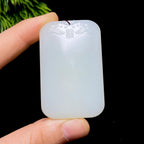 和田玉白玉无事牌（55.1g）