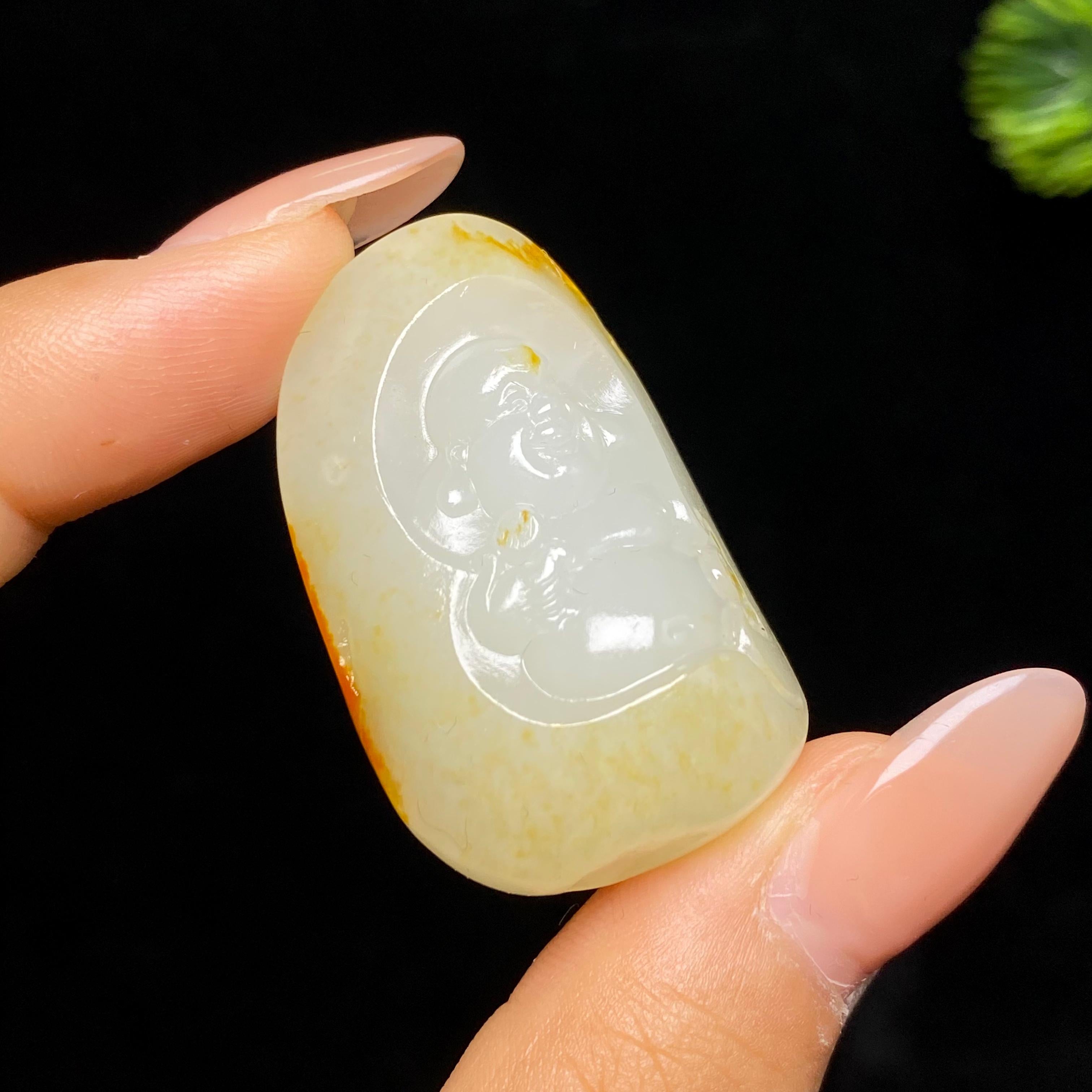 和田玉籽料佛公（20.0g）
