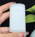和田玉高品质羊脂玉平安无事牌（95.2g）
