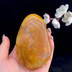 和田玉聚黄皮籽料原石（338.5g）