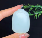 和田玉羊脂白玉平安无事牌（47.5g）