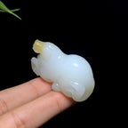 和田糖白玉马到成功挂件（39.2g）
