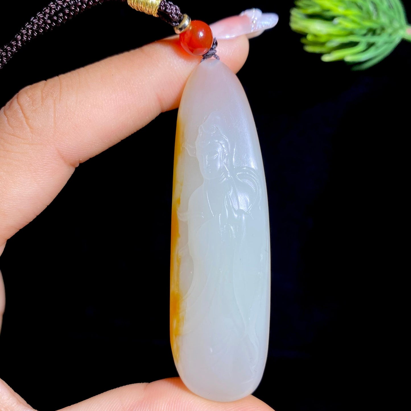 和田玉籽料观音（23.2g）
