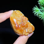 和田玉籽料钟馗（83.0g）