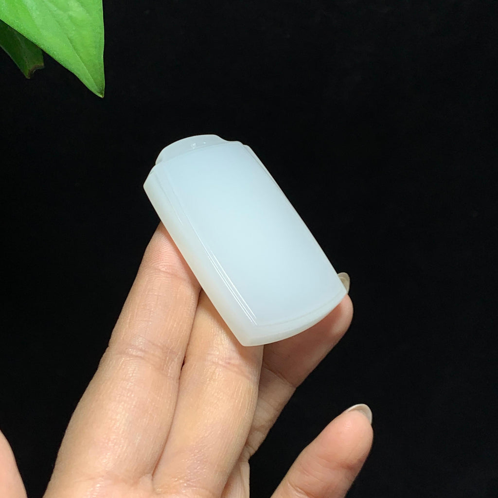 和田山料白玉无事牌挂件（40.4g）