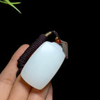 和田山料羊脂白玉无事牌（28.8g）