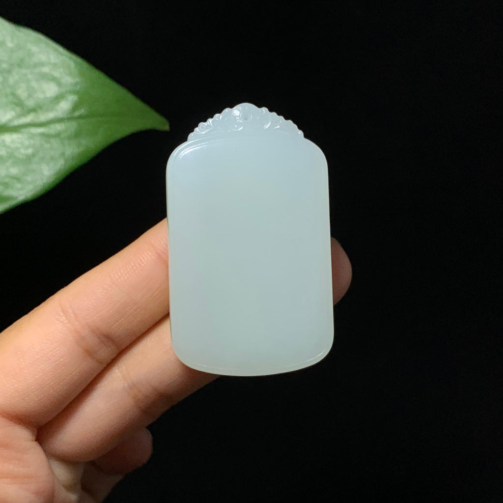 精品和田山料白玉无事牌（36.0g）