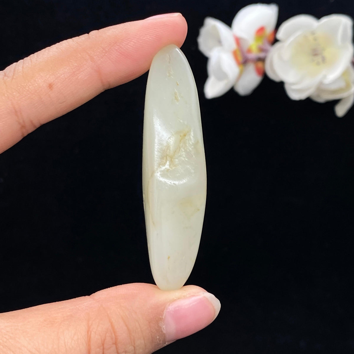 和田玉白玉籽料挂件（31.2g）
