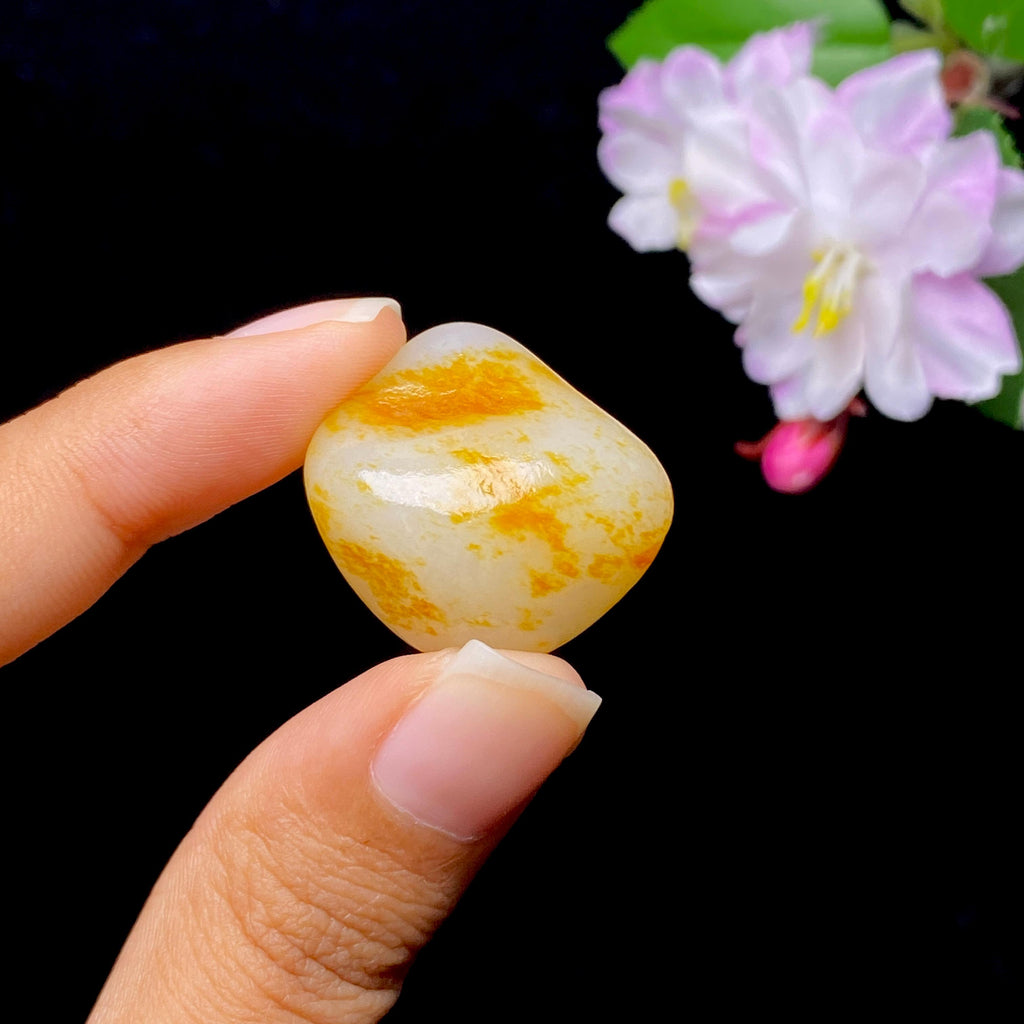 和田玉洒金皮籽料挂件（9.66g）