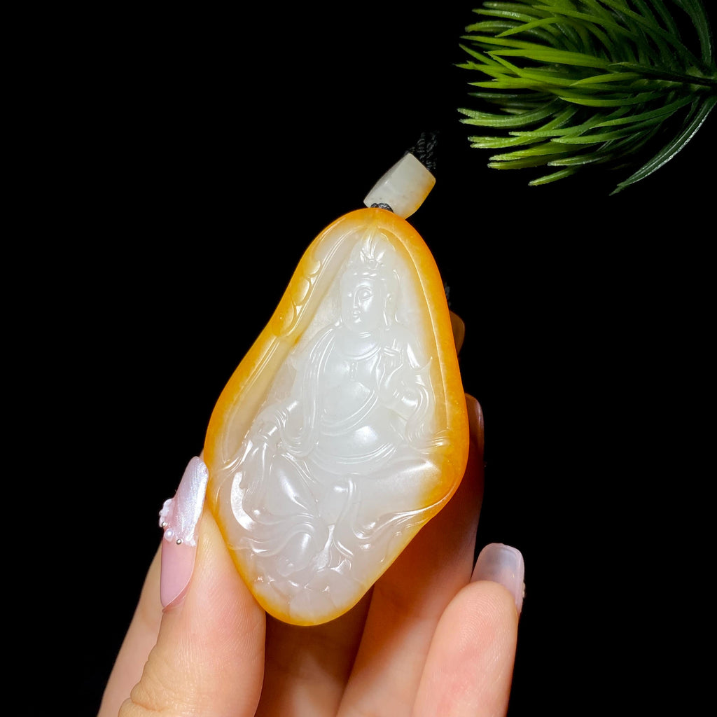 和田玉籽料观音（32.3g）