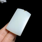 和田白玉无事牌（55.0g）