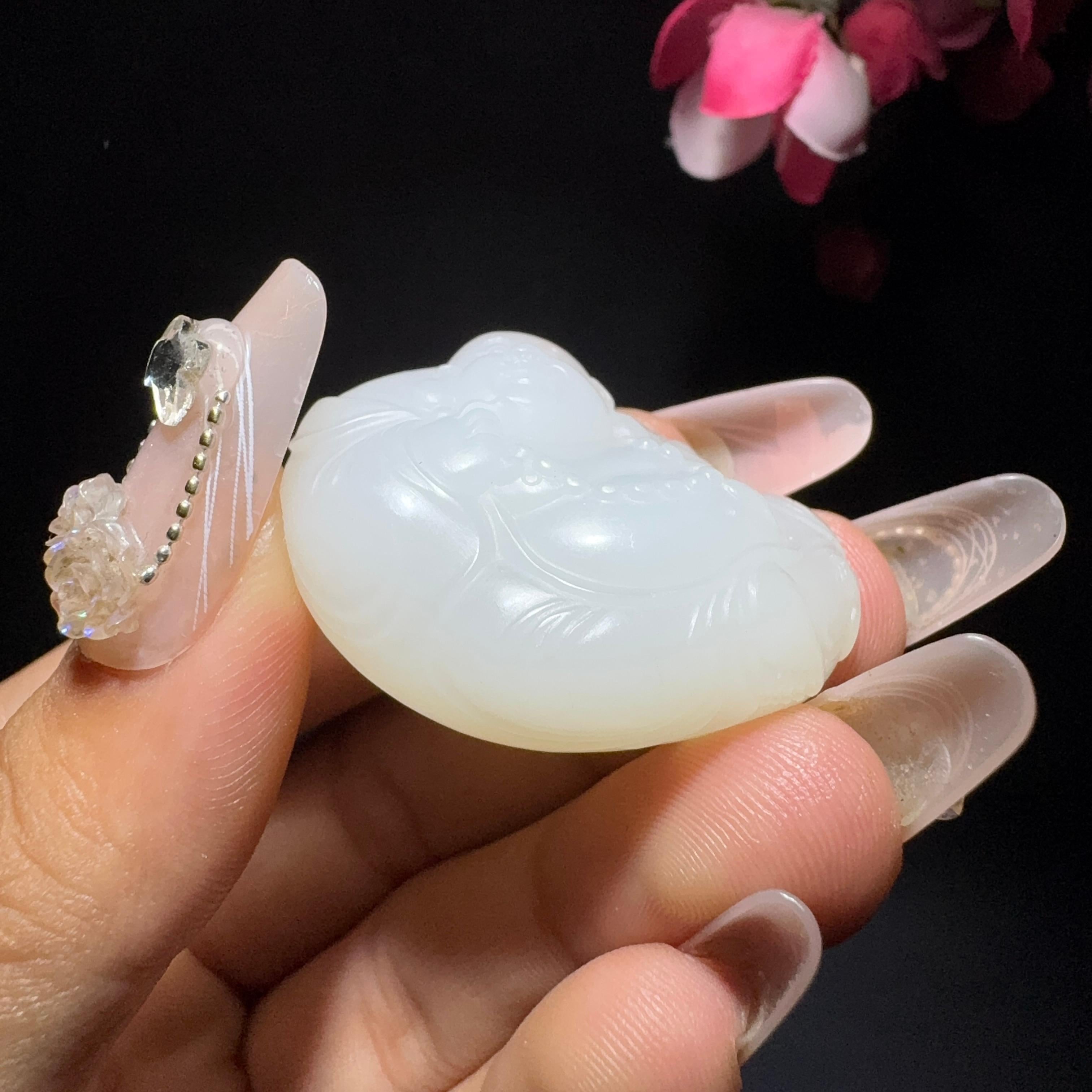 和田玉籽料挂件佛（19.7g）