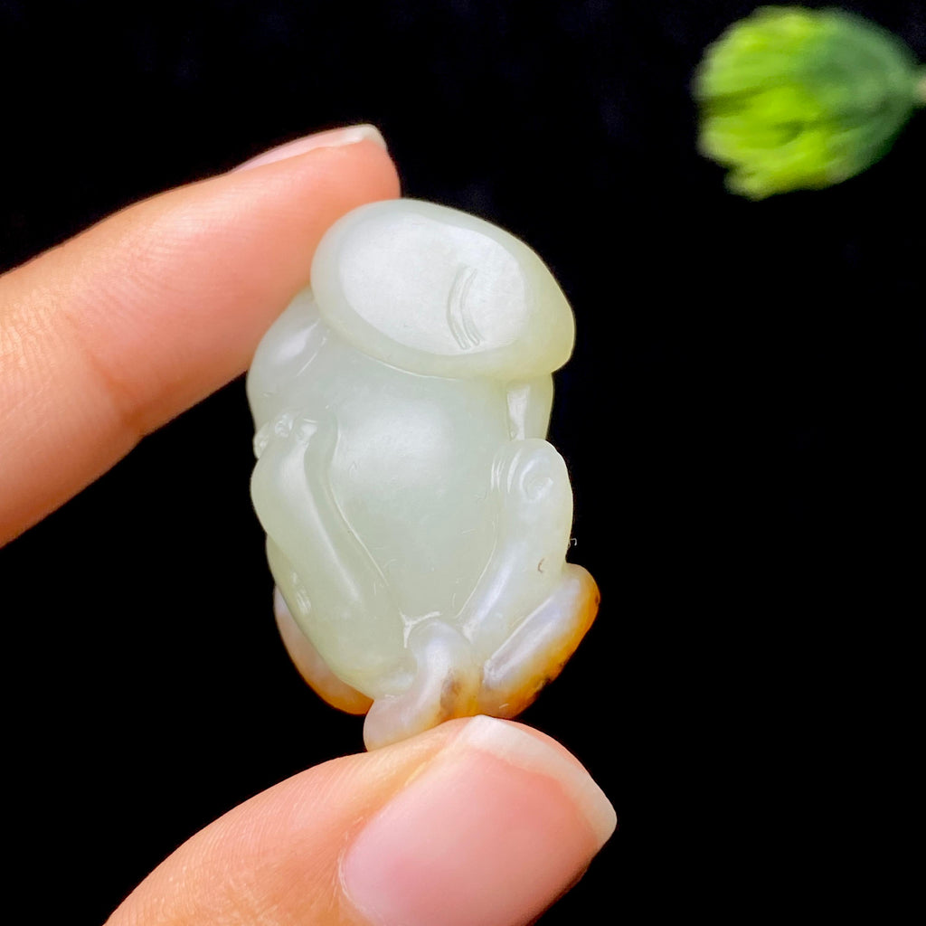 和田玉籽料兔子挂件（17.5g）
