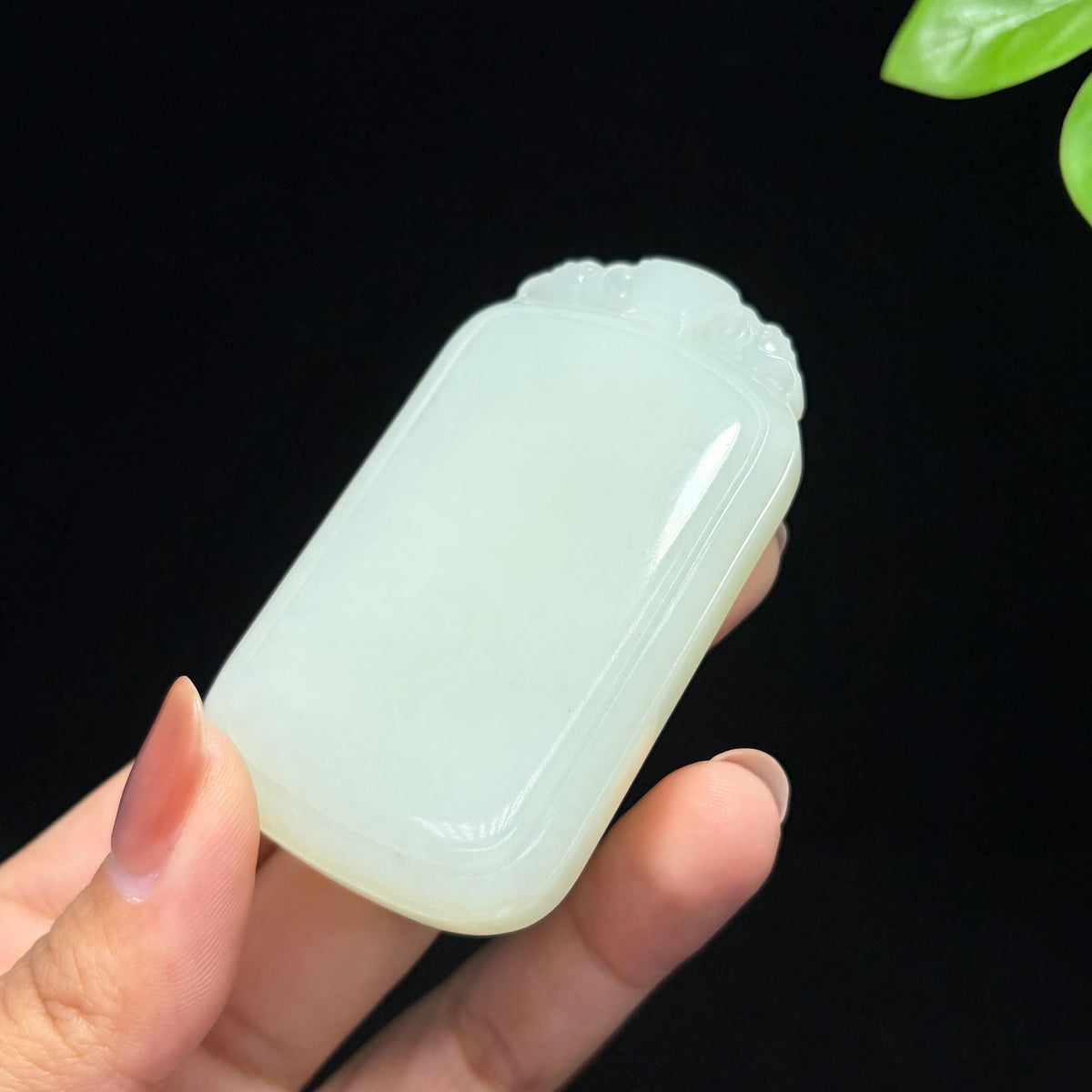 和田山料白玉无事牌挂件（67.4g）