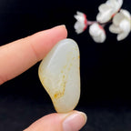 和田玉洒金皮籽料挂件（19g）