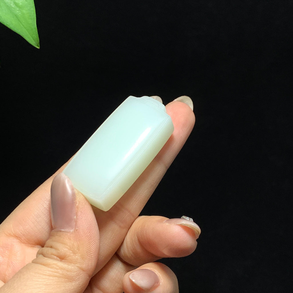 和田山料白玉无事牌挂件（26.5g）