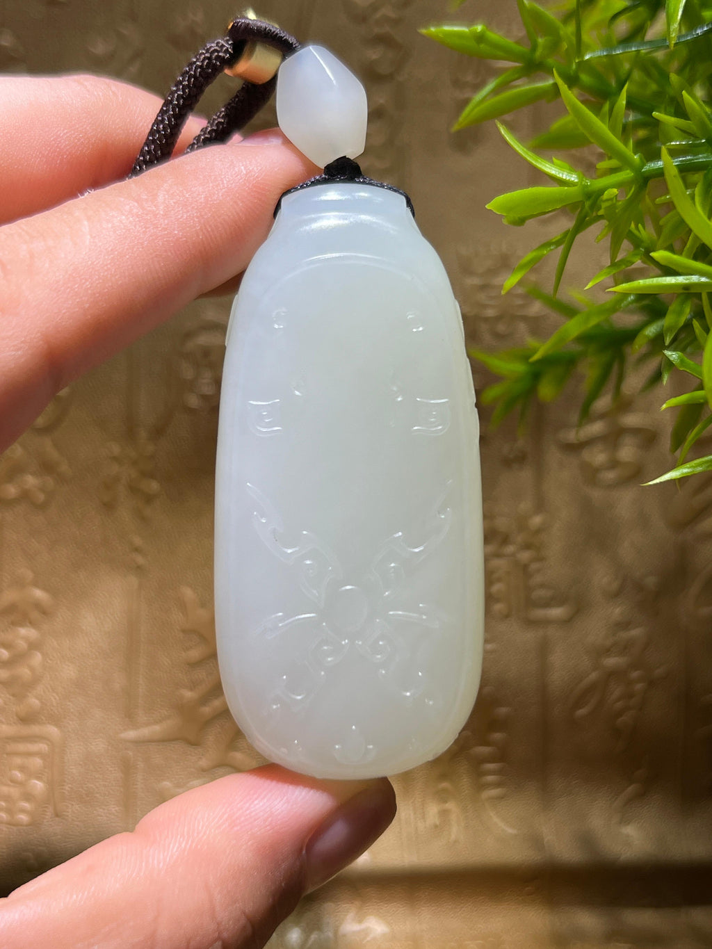 和田玉籽料仿古平安牌（60.0g）