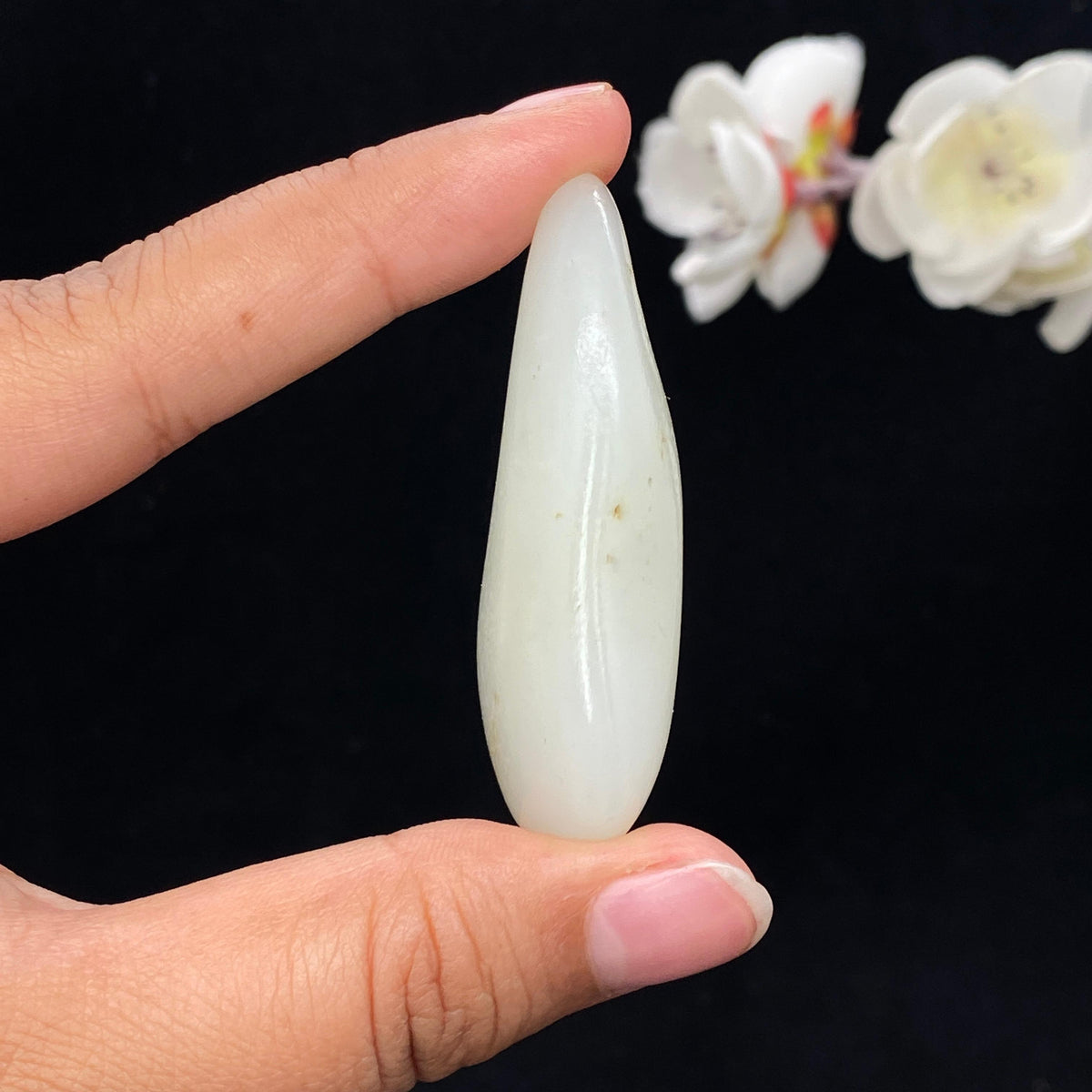 和田玉白玉籽料挂件（34.4g）