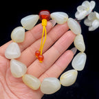 和田玉洒金皮【精品手串】（47.5g）