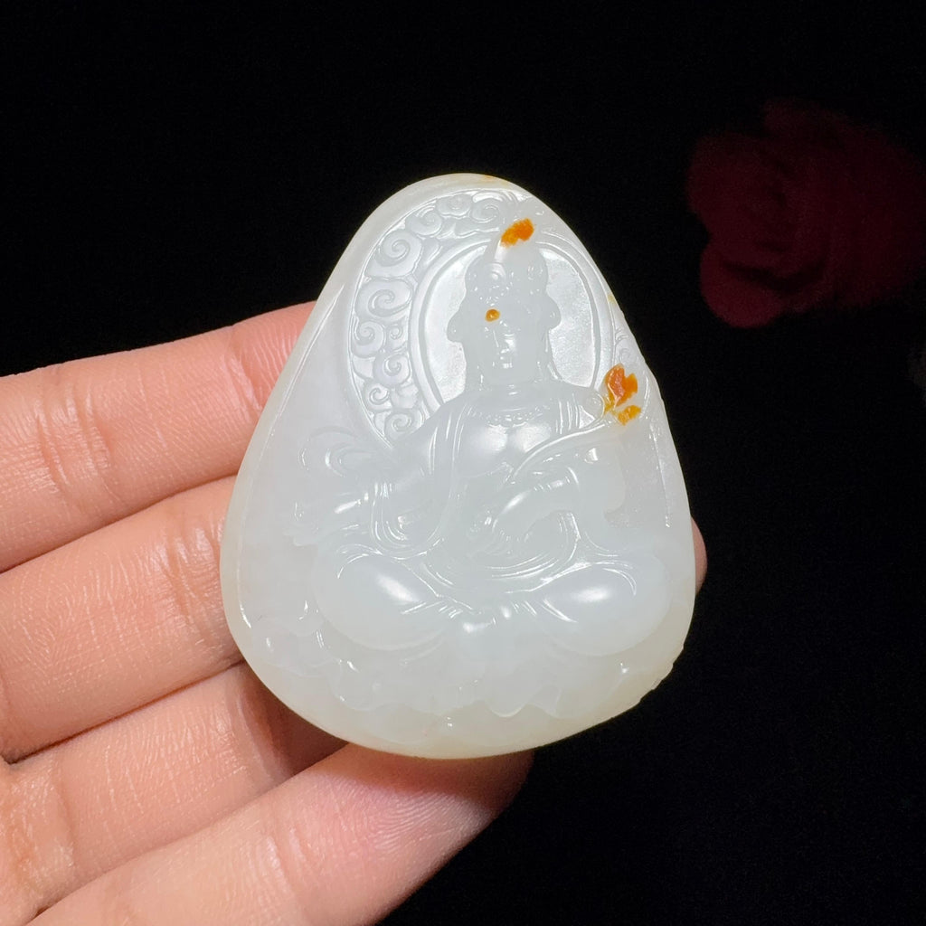 和田玉籽料观音（39.7g）