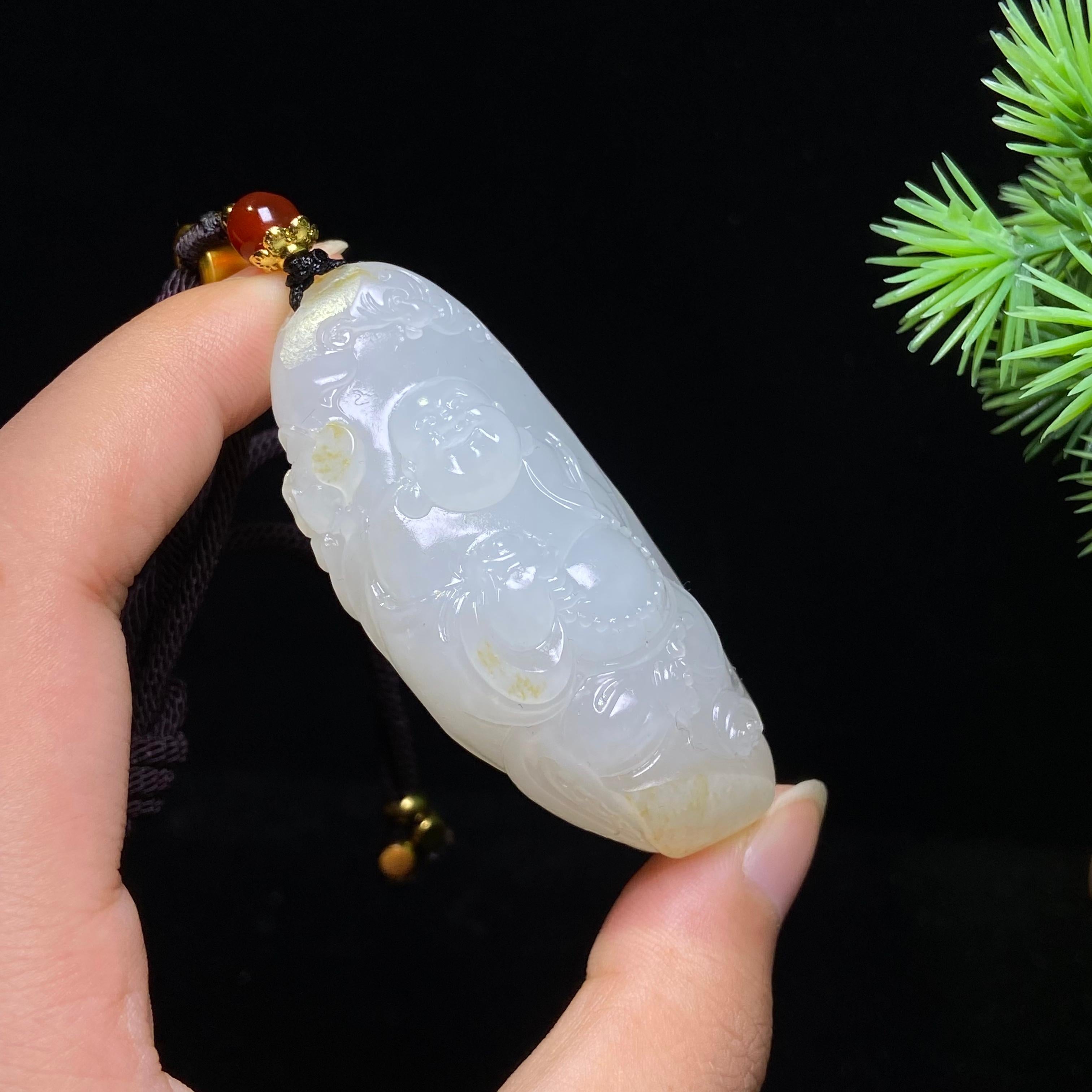 和田玉籽料佛公（49.3g）