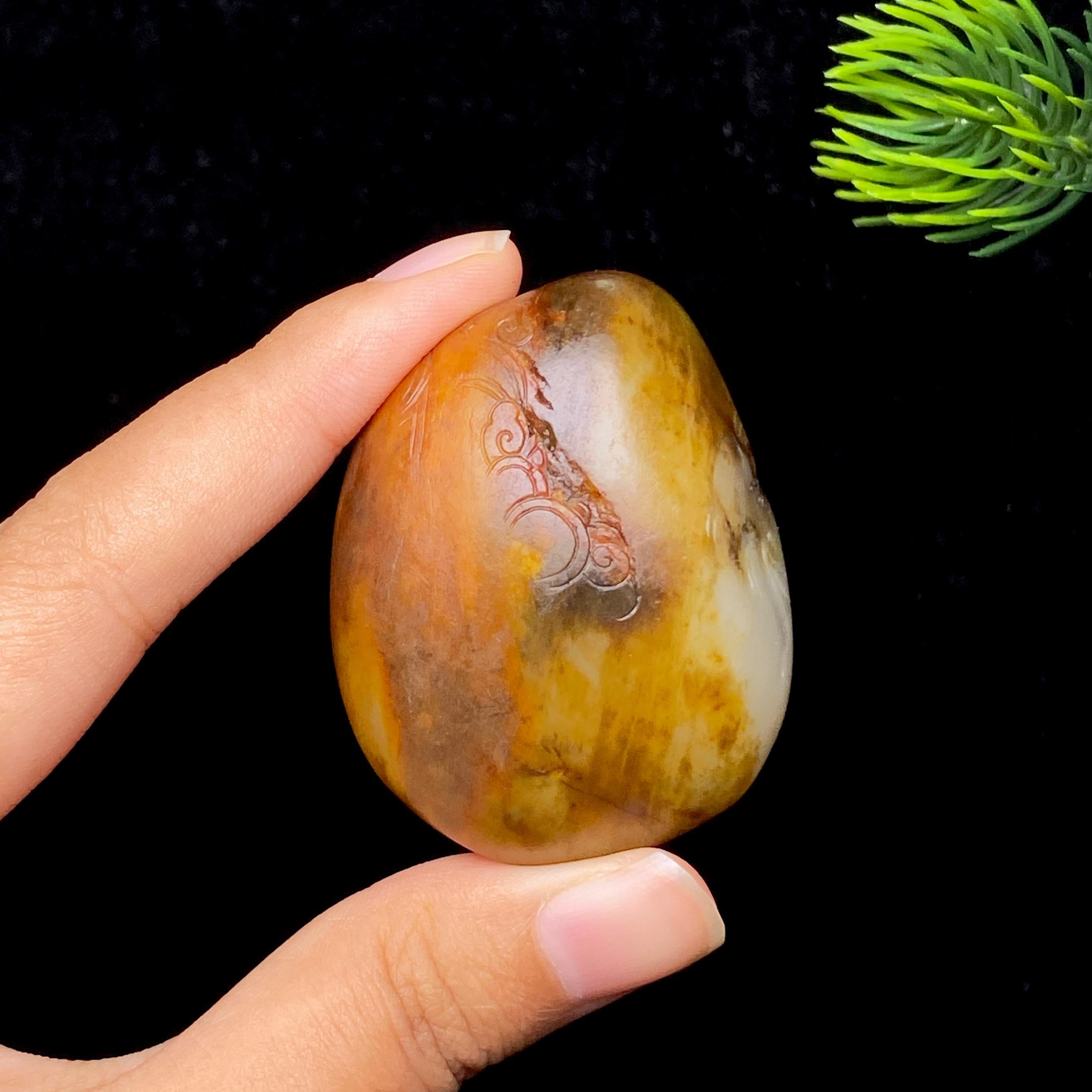 和田玉籽料佛公（59.6g）